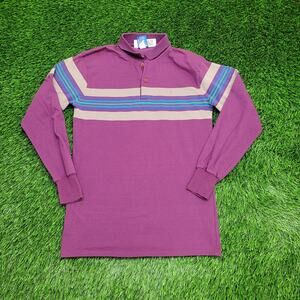 Vintage 80s Ocean-Pacific Polo Shirt Small 17x27 Purple
